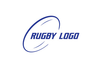 Rugby Sports Logo vector illustration - American Football logo.