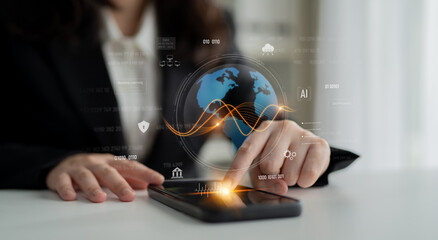 Global AI and data processing system enhances data, AI, and processing efficiency through digital...