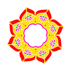 Indian circular design