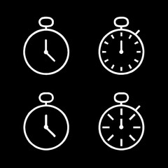 vector illustration of a set of icons for design