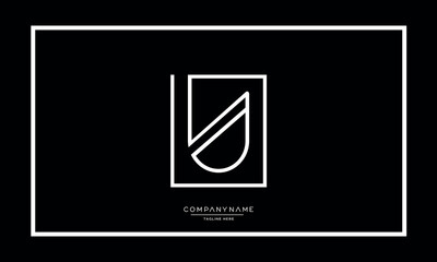 Alphabet letters U or UU logo monogram