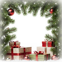 christmas tree with gifts