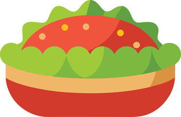tuna salad clip art on transparent background