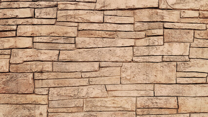 Brick block wall texture background.