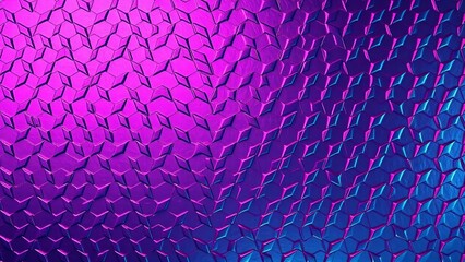 vibrant geometric texture with interlocking diamond pattern and gradient lighting in pink purple and blue tones creating abstract depth and dimensional visual elegance
