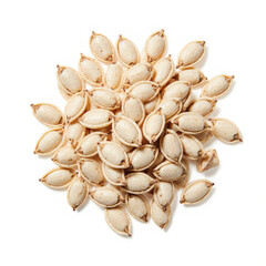 pumpkin seeds isolated on white background