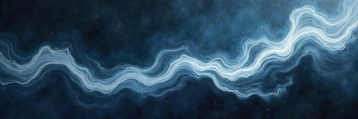 Ethereal White Paint Streaks on Dark Texture Haunting, Ghostly Illusion