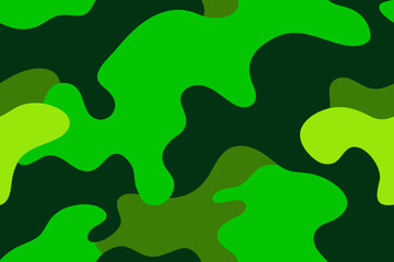 Abstract camouflage pattern in shades of green tone