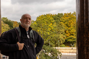 senior man in the park