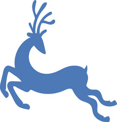 Leaping Deer Silhouette