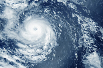 Typhoon, hurricane from space. Elements of this image furnished by NASA