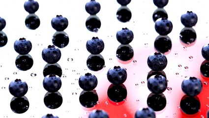 Blueberry Reflections - A Minimalist Food Still Life.