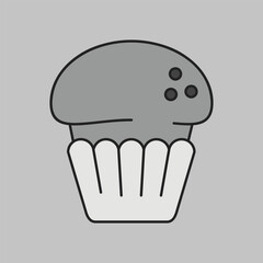 Delicious Freshly Baked Cupcake Icon