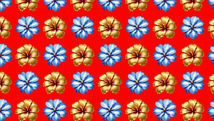 Watercolor floral seamless pattern with hand-painted flowers and leaves, elegant artistic botanical texture for textile, wrapping paper, and wallpapers