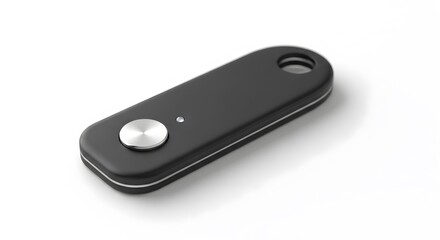 Black USB Flash Drive Memory Stick Close-Up
