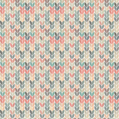 knitted seamless pattern