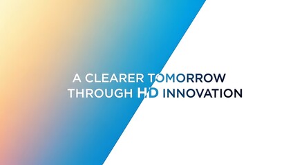 Abstract background with text concept of future innovation and progress