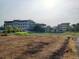 the private school building of the "Sehati" foundation in Karawang, West Java
