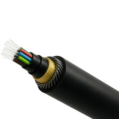 Underwater Fiber Optic Cable Cutaway
