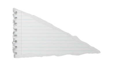 line torn paper cut out