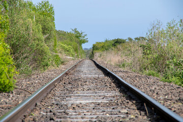 Obraz premium Vias de ferrocarril