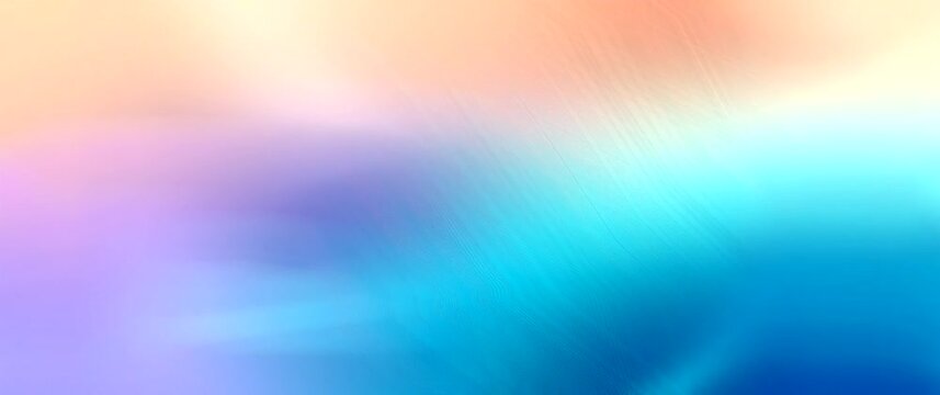 Beautiful color gradient background with noise. Abstract pastel holographic blurred grainy gradient banner background texture Colorful digital grain soft noise effect Nostalgia, vintage, retro