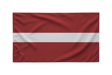 Patriotic Latvia flag waving, celebrating national pride and cultural heritage, a symbol of unity and independence for Latvian citizens