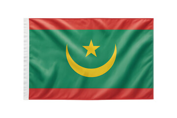 Striking Mauritania flag waving, symbolizing national pride and unity for global events and patriotic celebrations, independence day