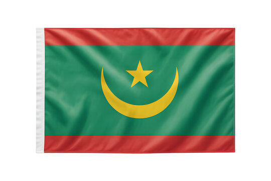 Striking Mauritania flag waving, symbolizing national pride and unity for global events and patriotic celebrations, independence day