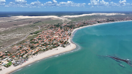 Coqueiro Beach At Luis Correia In Piaui Brazil. Beach Landscape. Nature Seascape. Travel Destination. Coqueiro Beach At Luis Correia In Piaui Brazil. Turquoise Water.