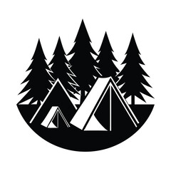 christmas tree icon set