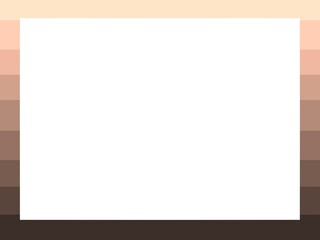 White Frame on Horizontal Brown Beige Gradient Background