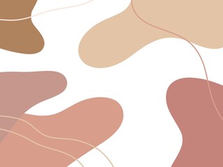 Warm Tones Abstract Fluid Waves Background
