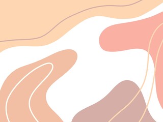 Soft Peach and Pink Abstract Fluid Background