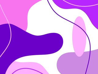 Dynamic Purple Abstract Shapes Background