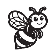 bee logo vector