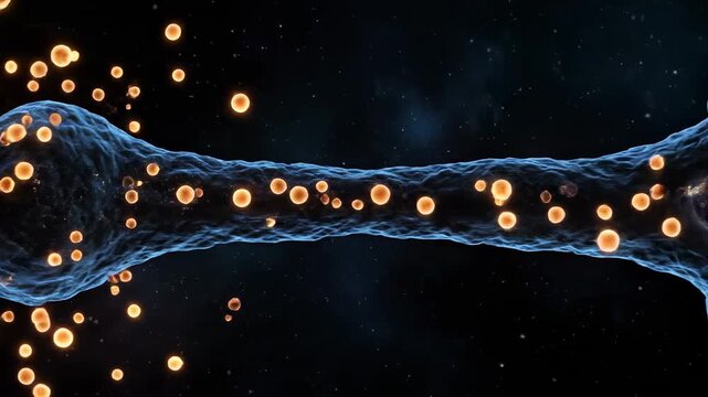 Microscopic View of Nanoparticles in a Tube