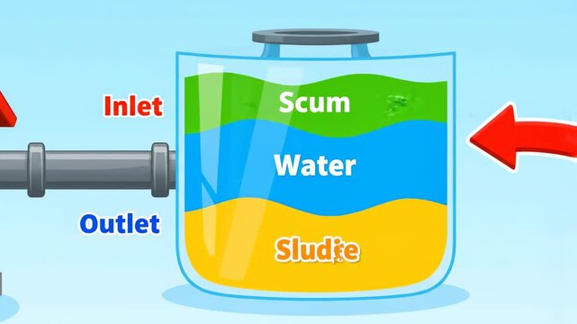Septic Tank System Diagram