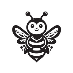 bee logo vector