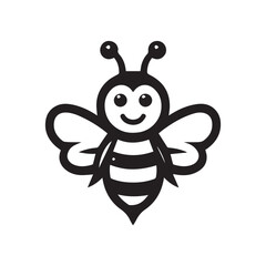 bee logo vector