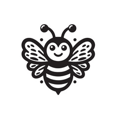 bee logo vector
