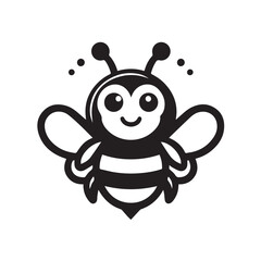 bee logo vector