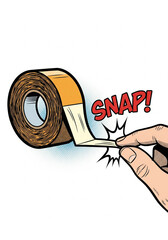 The 'SNAP!' of the Tape