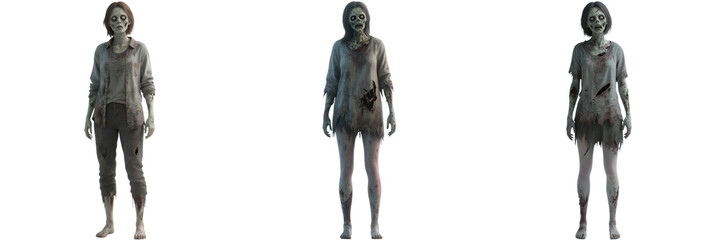 ゾンビ　モンスター　人　女