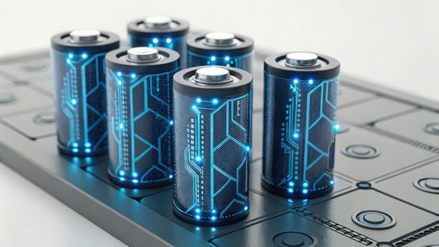 Close Up of Nanotech Battery Components Standard V2 3x Configuration