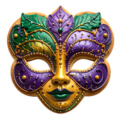 Fototapeta premium Colorful Ornate Decorative Mask with Beaded Details