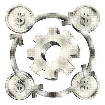 3d trading setting strategy halftone style