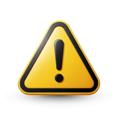 Warning Sign Showing Exclamation Mark Symbol Alert Danger Hazard Safety Caution
