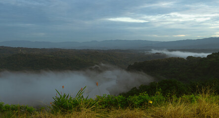 fog over the river