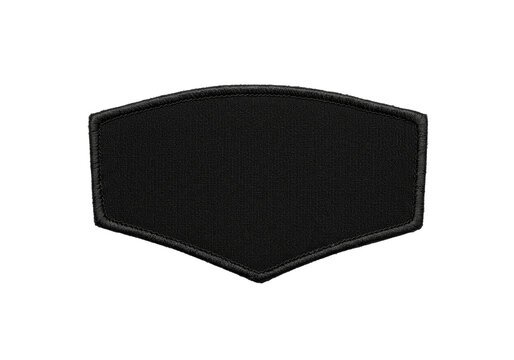 Black Fabric Patch Blank Badge Emblem